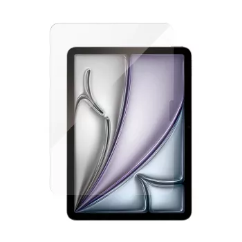 PanzerGlass ekrāna aizsargs iPad Air 11 collu (2024–2026) Ultra‑Wide Fit, rūdīts stikls, FastFit rīks