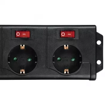 Hama 00137259 pagarinātājs 1.4 m 6 kontaktligzdas Iekštelpām Melns