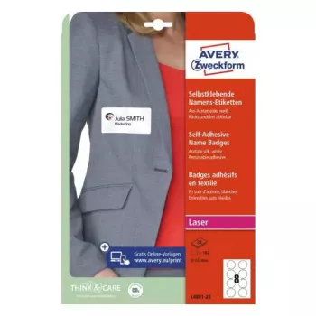 Pašlīmējošā apaļā etiķete Avery L4881-20