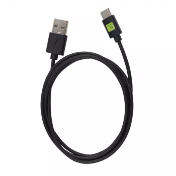 Techly ICOC MUSB31-CMAM10T USB kabelis, USB 3.2 Gen 1, 1 m, USB A – USB C, melns