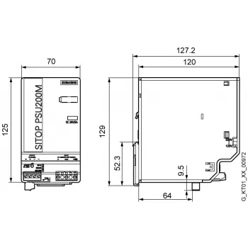 Siemens 6EP1333-3BA10 barošanas avots iekštelpām