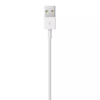Apple MQUE2ZM Lightning–USB A kabelis 1 m Balts