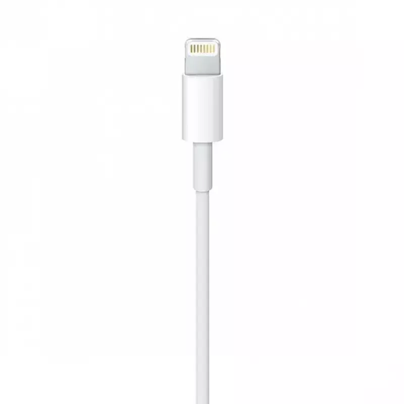 Apple MQUE2ZM Lightning–USB A kabelis 1 m Balts