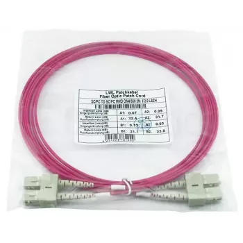 Šķiedru optikas kabelis BlueOptics SFP3232FU0.5MK 0,5 m SC OM4