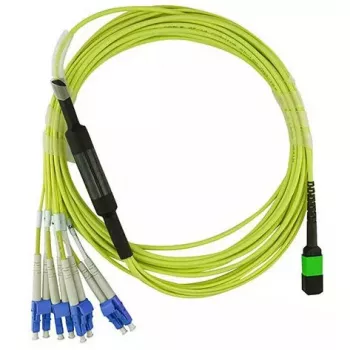 BlueOptics CBL-MPO12-4LC-SMF-5M-BO optiskā šķiedra MPO uz 4x LC, 5m