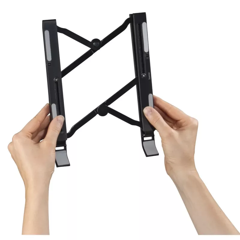 Hama Light Laptop statīvs Melns 39,1 cm (15,4 collas)