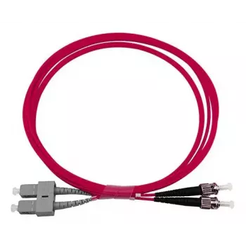 Šķiedru optikas kabelis BlueOptics SFP3233FU0.5MK SC ST OM4 0,5 m fuksīns