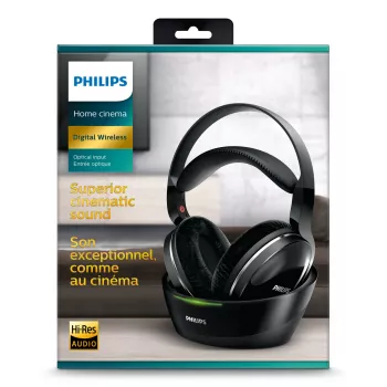 Philips SHD8850/12 bezvadu austiņas, melnas