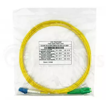 BlueOptics SFP3131BU1MS InfiniBand optiskā šķiedra kabelis 1 m LC Dzeltens