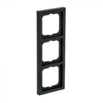 Busch-Jaeger 1723-885K segplāksne melna, bezskrūvju, termoplasts, 80×222×11 mm