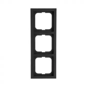 Busch-Jaeger 1723-885K segplāksne melna, bezskrūvju, termoplasts, 80×222×11 mm