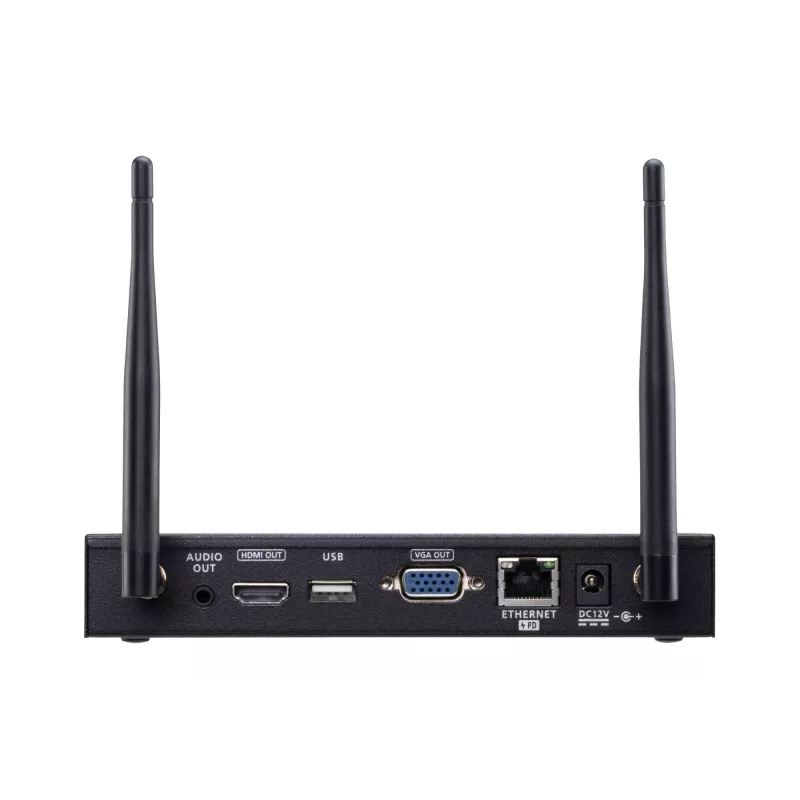 ATEN 4K bezvadu prezentāciju slēdzis Quad View, melns