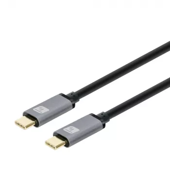 Techly USB 3.2 Gen 2 USB-C uz USB-B kabelis 1m Melns