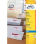 Pašlīmējošā etiķete Avery J4791-25 Noapaļots taisnstūris