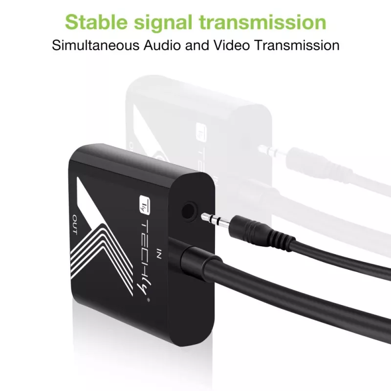 Techly HDMI-VGA pārveidotājs ar audio ligzdu