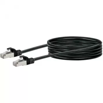 Tīkla kabelis Schwaiger CKB6025 053 RJ-45 Cat6 2.5 m Melns