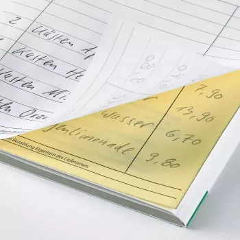 Biznesa veidlapa Sigel SD033, A6, zaļa, 80 loksnes