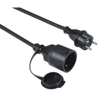Hama Outdoor pagarinātājs melns 10 m
