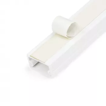 StarTech.com cauruļvadu vads kabeļu pārvaldībai ar līmlenti un vāku, 19mm x 11mm, 1m, PVC, līdz 6 kabeļiem, UL