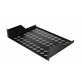 Rack plaukts Equip Fixed Shelf 19 inch 2U 800mm Melns