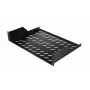 Rack plaukts Equip Fixed Shelf 19 inch 2U 800mm Melns