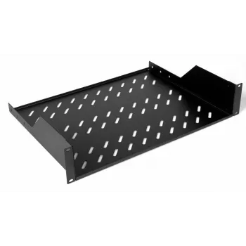 Rack plaukts Equip Fixed Shelf 19 inch 2U 800mm Melns