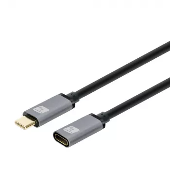 Techly USB 3.2 Gen 2 USB-C pagarinātājvads 1m Melns