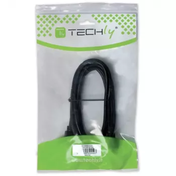 Techly USB 2.0 kabelis A vīriešu / B vīriešu leņķa 1m ICOC U-AB-10-ANG