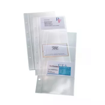 Vizītkaršu kabatiņu komplekts Sigel VZ350 80 kabatiņas