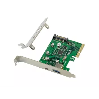 Conceptronic EMRICK PCIe karte ar USB 3.2 Gen 2, 1 x USB-C un 1 x USB-A