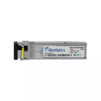 BlueOptics SFP-1GT15R13BX40-I-BO tīkla raiduztvērēja modulis, optiskā šķiedra, 1250 Mbit/s