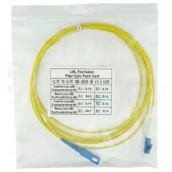Optiskās šķiedras kabelis BlueOptics SFP2122BU15MK LC SC G.657.A1 15 m Dzeltens