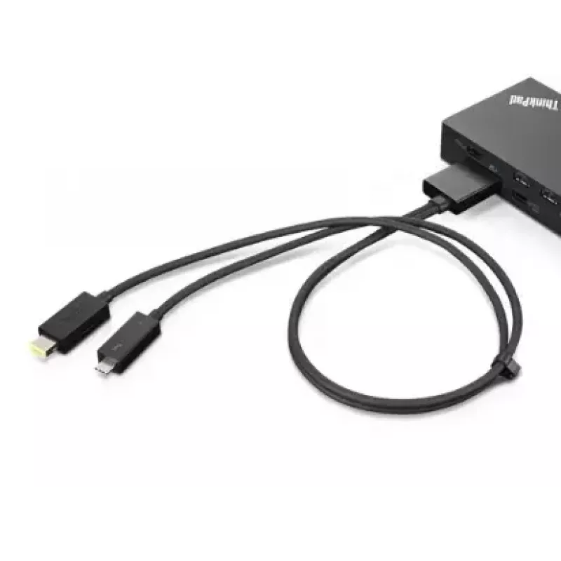 Lenovo 4X90U90616 USB grafikas adapteris, melns
