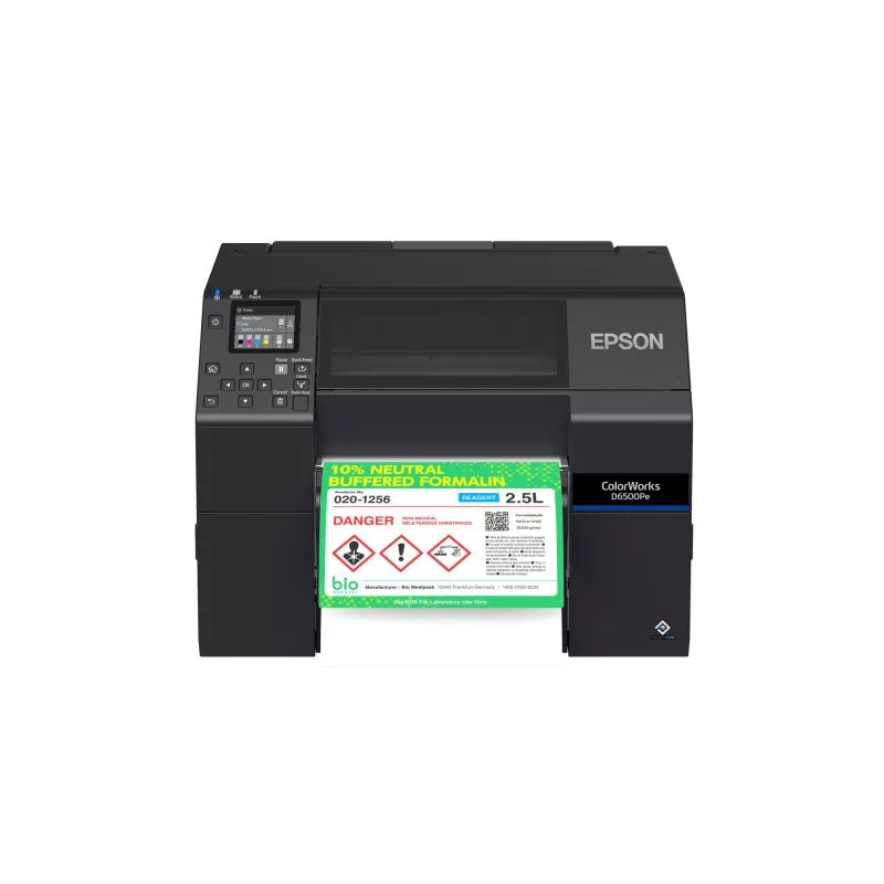 Epson ColorWorks D6500Pe etiķešu printeris, termopārnese, krāsu, 1200 x 1200 DPI, 85 mm/sek, vadu Ethernet LAN