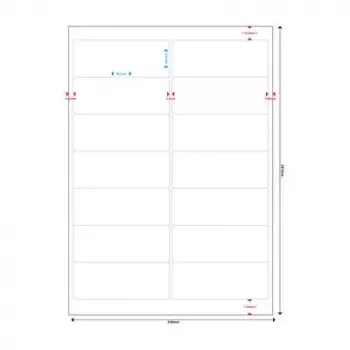Pašlīmējošās etiķetes MediaRange MRINK146, 99.1 x 38.1 mm, 700 gab.