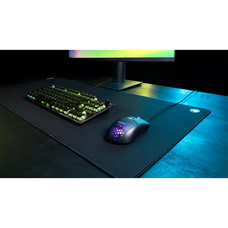 ROCCAT Sense CTRL spēļu peles paliktnis Melns