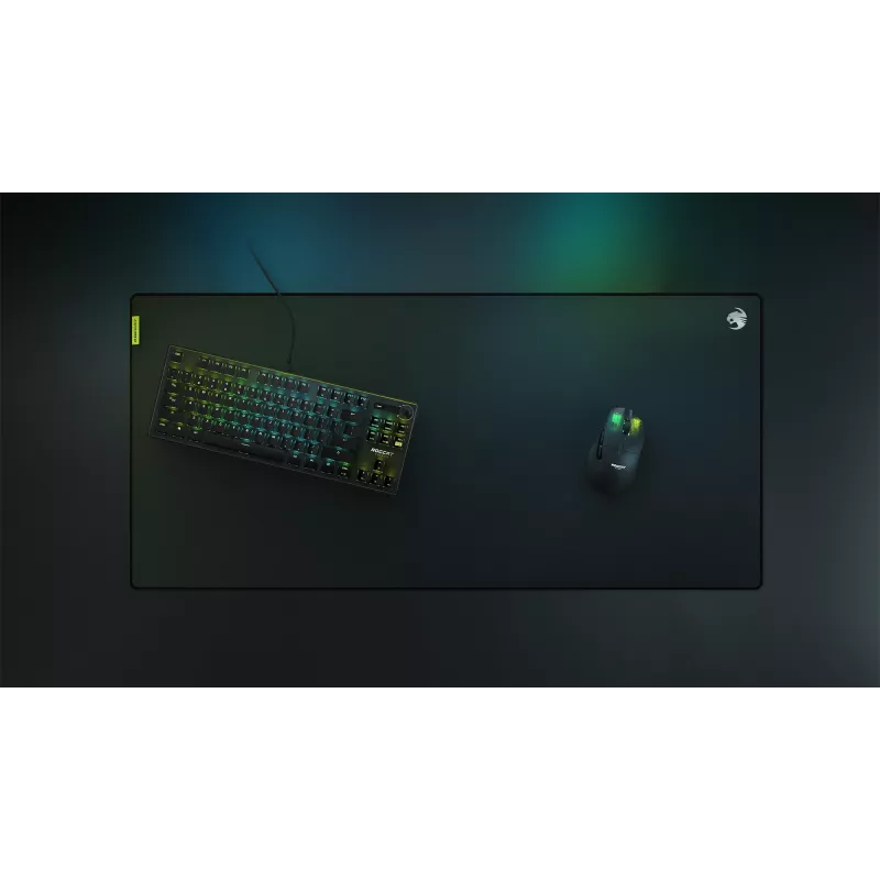 ROCCAT Sense CTRL spēļu peles paliktnis Melns