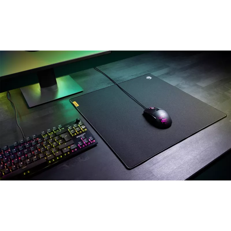 ROCCAT Sense CTRL spēļu peles paliktnis Melns