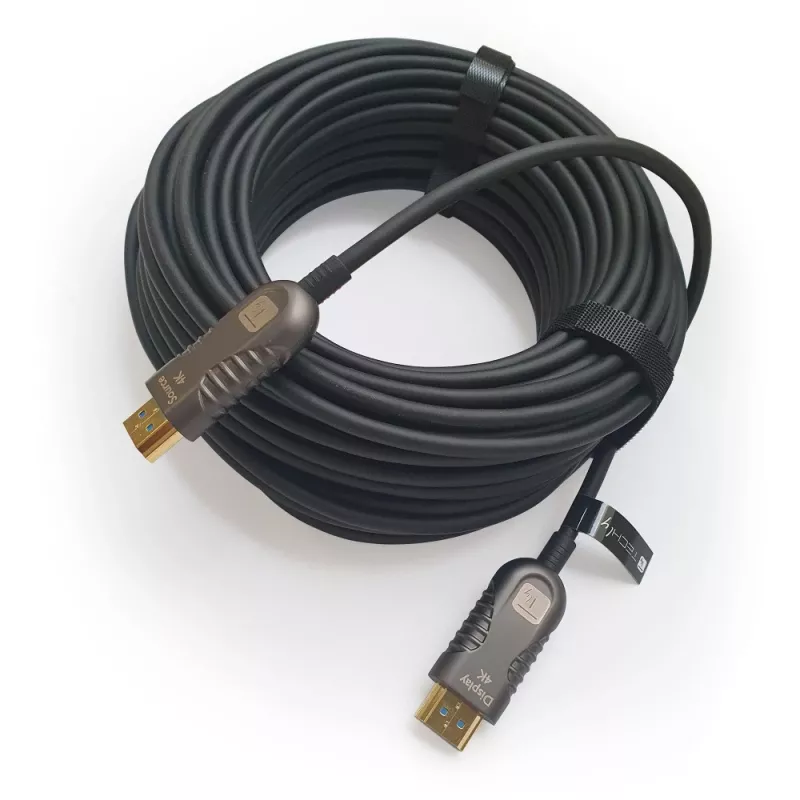 Techly ICOC HDMI-HY2-030 HDMI kabelis 30 m HDMI Type A (Standarta) Melns