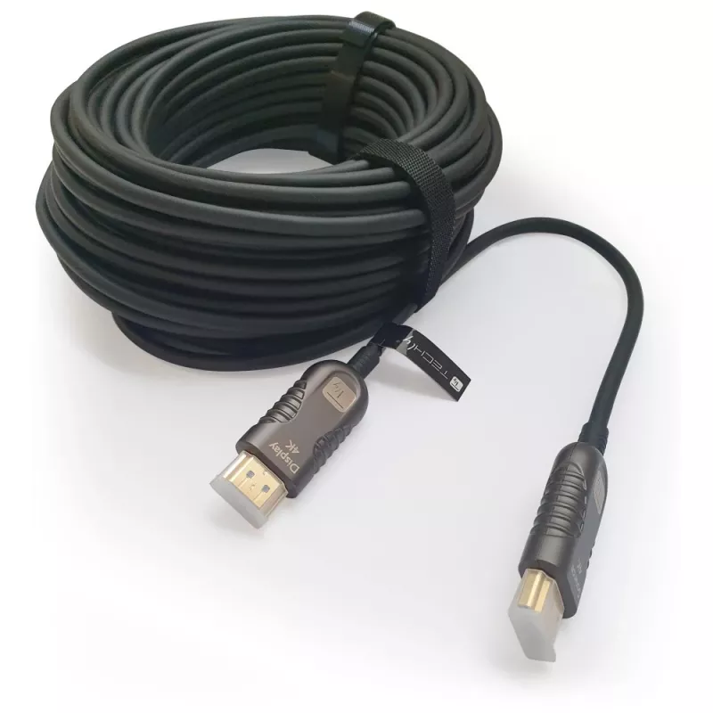 Techly ICOC HDMI-HY2-030 HDMI kabelis 30 m HDMI Type A (Standarta) Melns