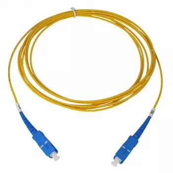 Šķiedru optikas kabelis BlueOptics SFP2222BU1MK SC SC OS2 1 m Dzeltens