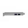 EXSYS EX-11049 Iekšējais USB 3.2 Gen 1 PCIe adapteris, melns/sudrabs