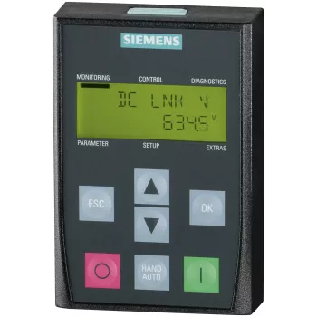 Siemens 6SL3255-0AA00-4CA1 skārienvadības panelis