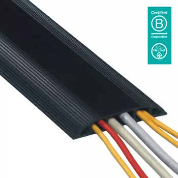 Dataflex Addit kabeļu aizsargs 150 cm 153, Melns, Līmlente, 1 gab.