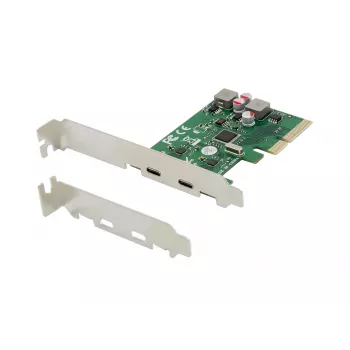 Conceptronic EMRICK 2-Port USB 3.2 Gen 2 Type-C PCIe karte, pašbarošanās