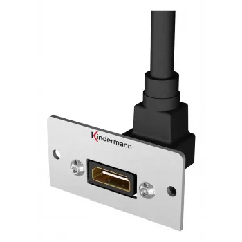 Kindermann Konnect 50 alu HDMI ligzda, modulārs rāmja ieliktnis