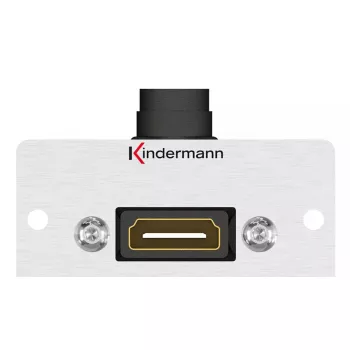 Kindermann Konnect 50 alu HDMI ligzda, modulārs rāmja ieliktnis
