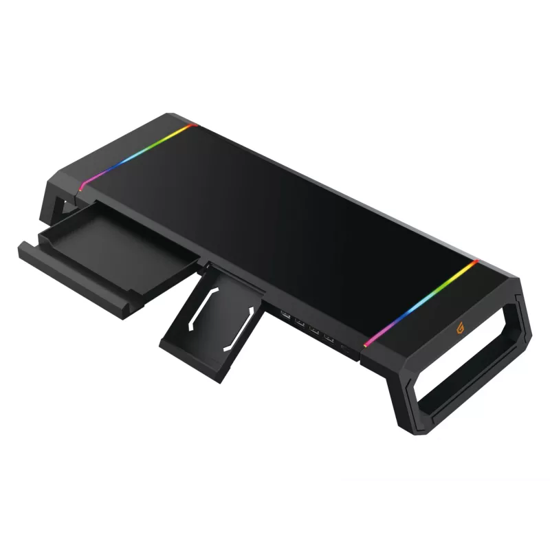 Conceptronic THORNE ERGO Gaming Monitor Statīvs, Brīvi stāvošs, 10 kg, Melns