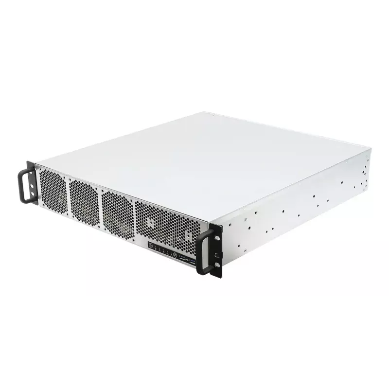 Servera barebone ASRock 2U1G-B650 2U, AMD B650, LGA 1718, 2×2.5 collu sloti, 1000W PSU, DDR5, Aspeed AST2600, 5×USB-A, Gigabit Ethernet
