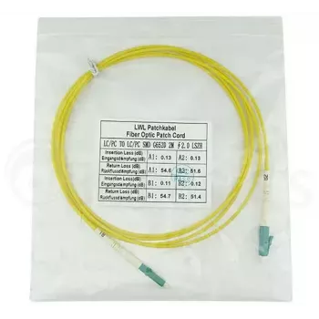 BlueOptics SFP2121BU2MM InfiniBand optiskās šķiedras kabelis 2 m LC Dzeltens